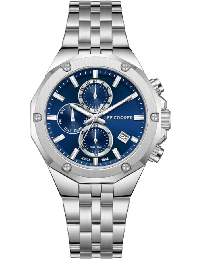 Lee Cooper Men's Multi Function Dark Blue Dial Watch