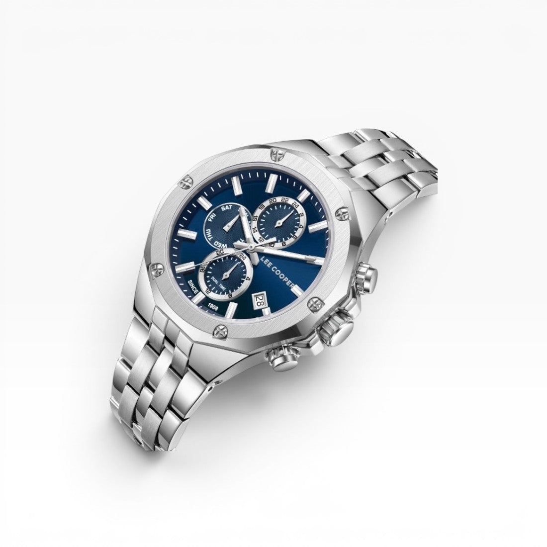 Lee Cooper Men's Multi Function Dark Blue Dial Watch