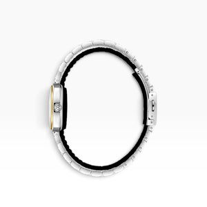 Lee Cooper London - Two-Tone Cushion Gold Dial Bracelet Watch