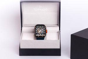 Tornado - Autonova Men's Automatic Dark Blue Dial Watch - T24302-XSNN