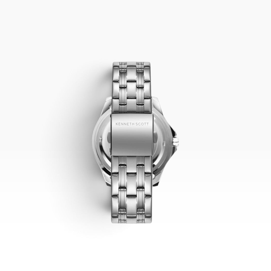KENNETH SCOTT -  48 mm Men's Stainless Steel Analog Watch