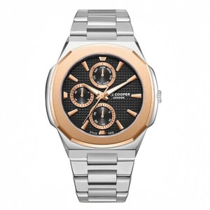 LEE COOPER - Men's 45MM Silver Chronograph Metal Strap Watch - LC08047.550