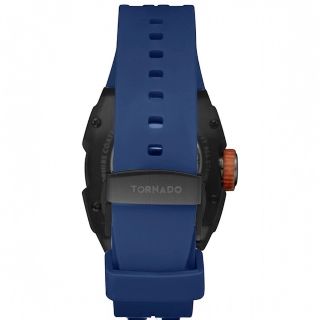 Tornado - Autonova Men's Automatic Dark Blue Dial Watch - T24302-XSNN