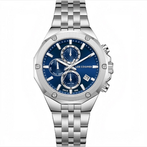 Lee Cooper Men's Multi Function Dark Blue Dial Watch