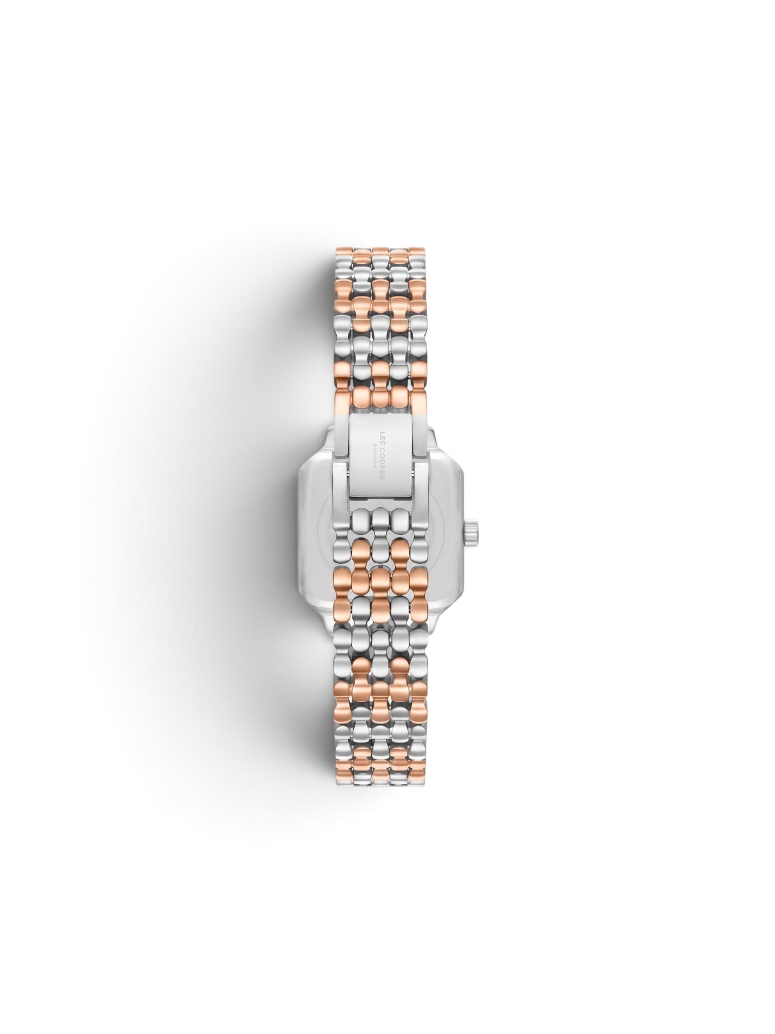 Lee Cooper London - Two-Tone Rose Gold & Silver Bracelet Watch