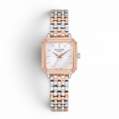Lee Cooper London - Two-Tone Rose Gold & Silver Bracelet Watch