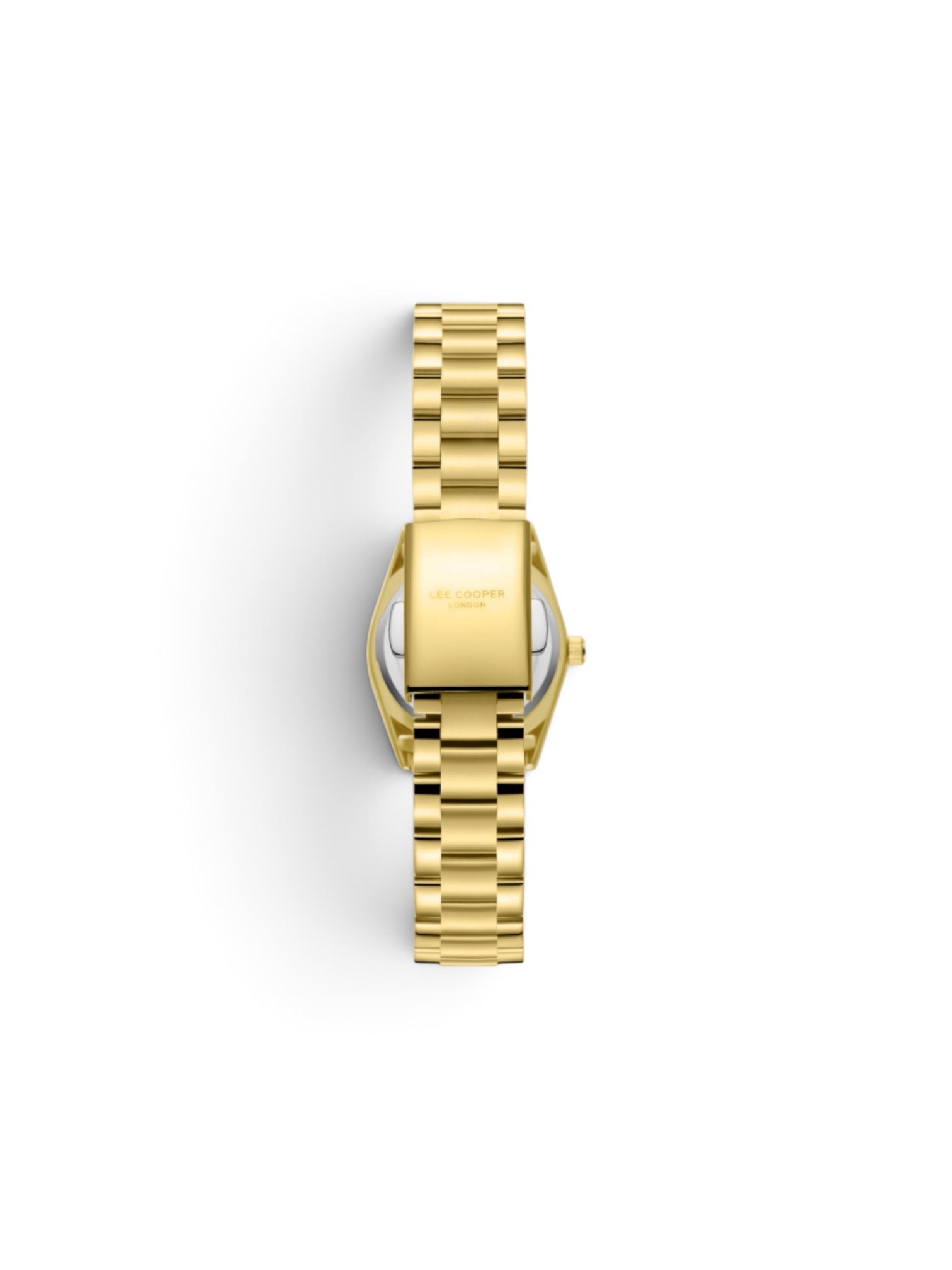 Lee Cooper London - Green Mother-of-Pearl Crystal Bezel Gold Watch