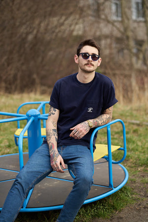 Sefsan Yang blue tortoise sunglasses for unisex– luxury eyewear