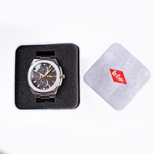 LEE COOPER - Men's 45MM Silver Chronograph Metal Strap Watch - LC08047.550