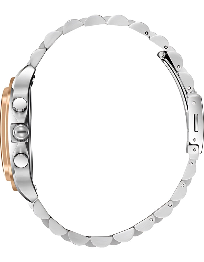 Slazenger Men's Watch, Multifunction Display and Metal Strap