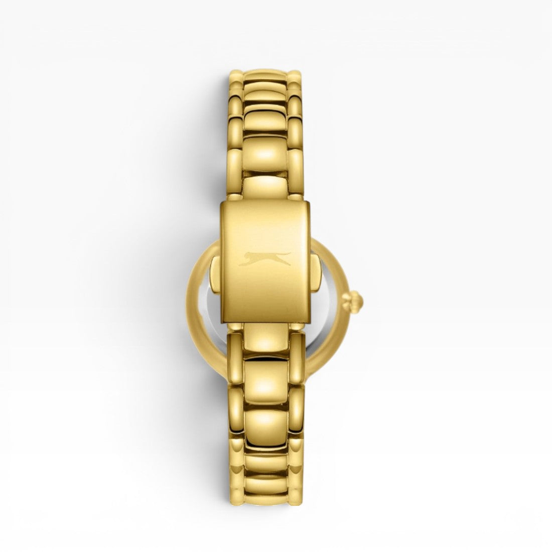 SLAZENGER Women's Analog Silver Dial Watch - Gold
