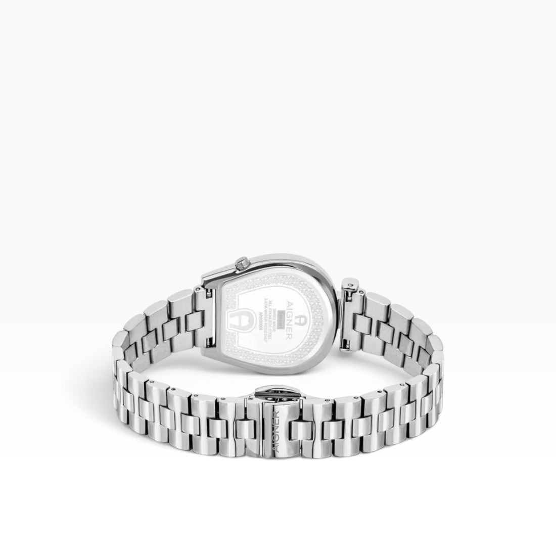 Aigner Sassari | White Guilloché All-Silver Women's Watch — 28mm