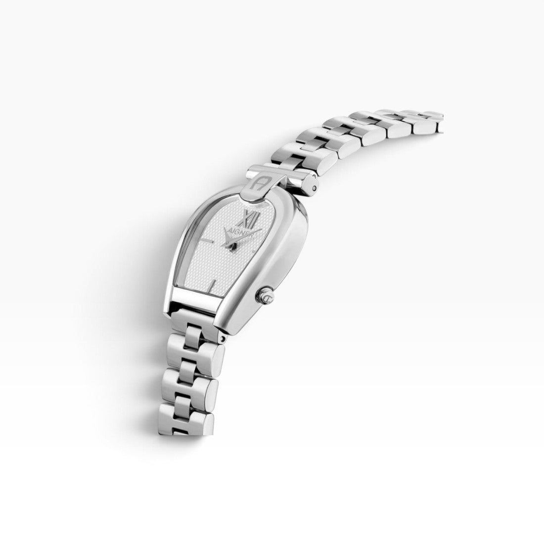 Aigner Sassari | White Guilloché All-Silver Women's Watch — 28mm