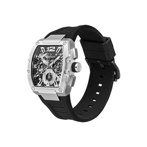 Tornado | Xenith Multifunction Skeleton Tonneau Men's Watch — T23105 — 43mm