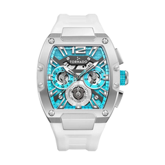 Tornado | Xenith Multifunction Skeleton Tonneau Men's Watch — T23105 — 43mm