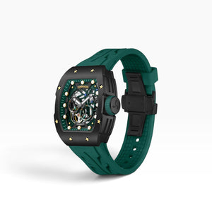 Tornado - Autonova Men's Automatic Black Dial Watch / Green Strap