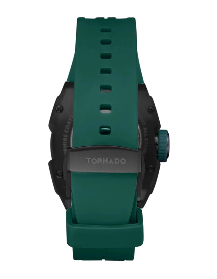 Tornado - Autonova Men's Automatic Black Dial Watch / Green Strap