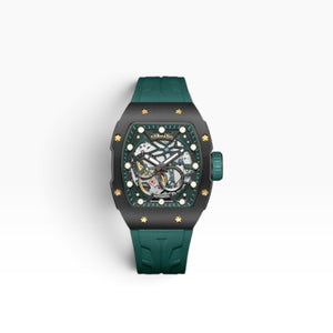 Tornado - Autonova Men's Automatic Black Dial Watch / Green Strap