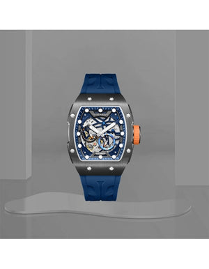 Tornado - Autonova Men's Automatic Dark Blue Dial Watch - T24302-XSNN