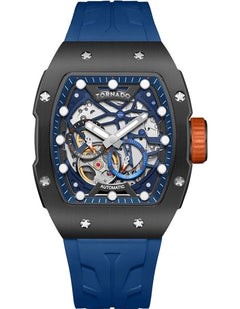 Tornado - Autonova Men's Automatic Dark Blue Dial Watch - T24302-XSNN