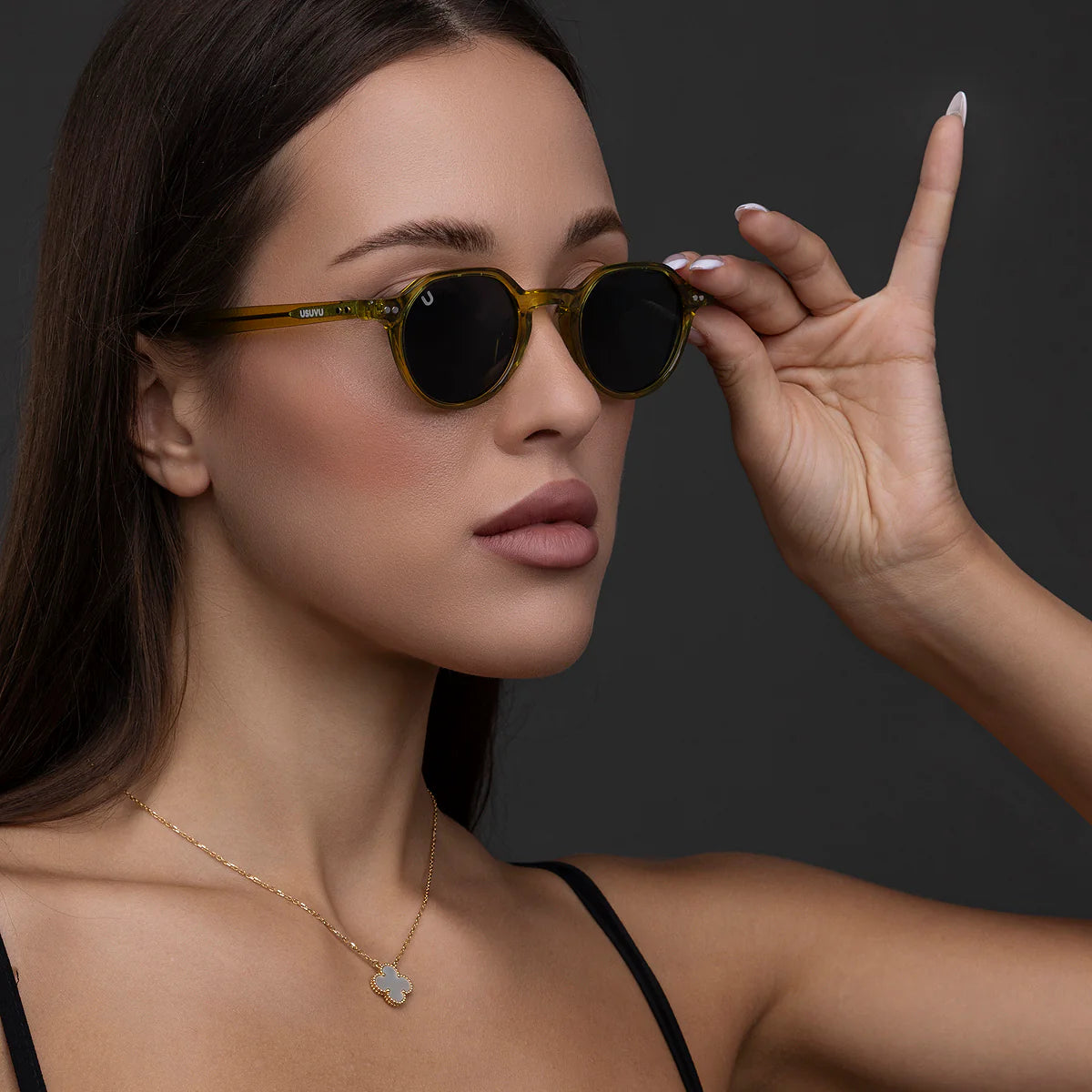 Zelie - Transparent Yellow / Smoke