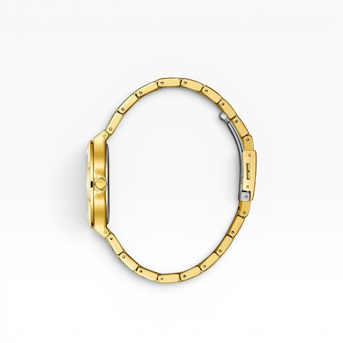 Lee Cooper London | Silver Sunray Dial Gold-Tone Sport-Chic Watch — 34mm
