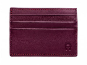 Aigner | Slim Burgundy Leather Card Holder