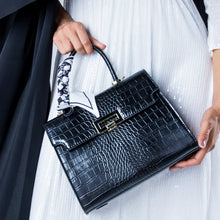 تحميل الصورة إلى عارض المعرض، Fyor Chick BD 104 women’s handbag in durable faux leather featuring spacious interior, detachable slings, magnetic closure and sleek design front view 
