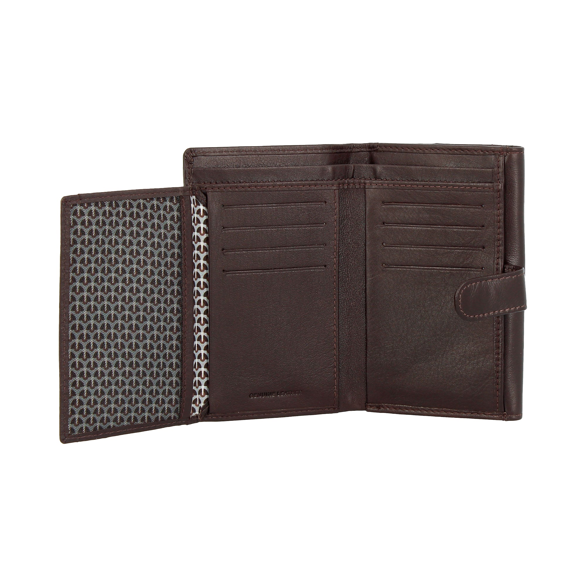 Compact DUDU Amelia women’s wallet with organized card and cash sections Inside 