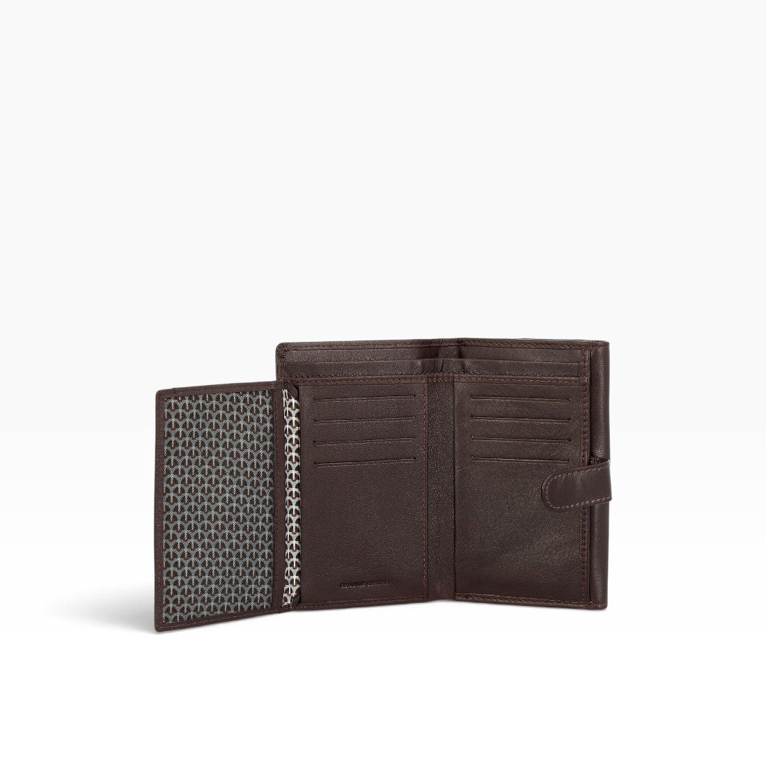 Compact DUDU Amelia women’s wallet with organized card and cash sections Inside