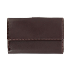 Stylish DUDU Amelia leather wallet for women in elegant minimalist style back