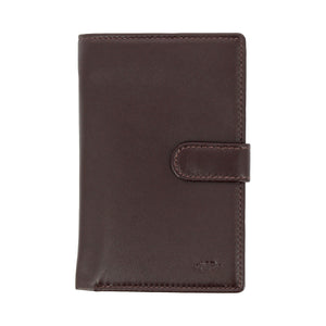DUDU Amelia women’s leather wallet with slim compact design front  