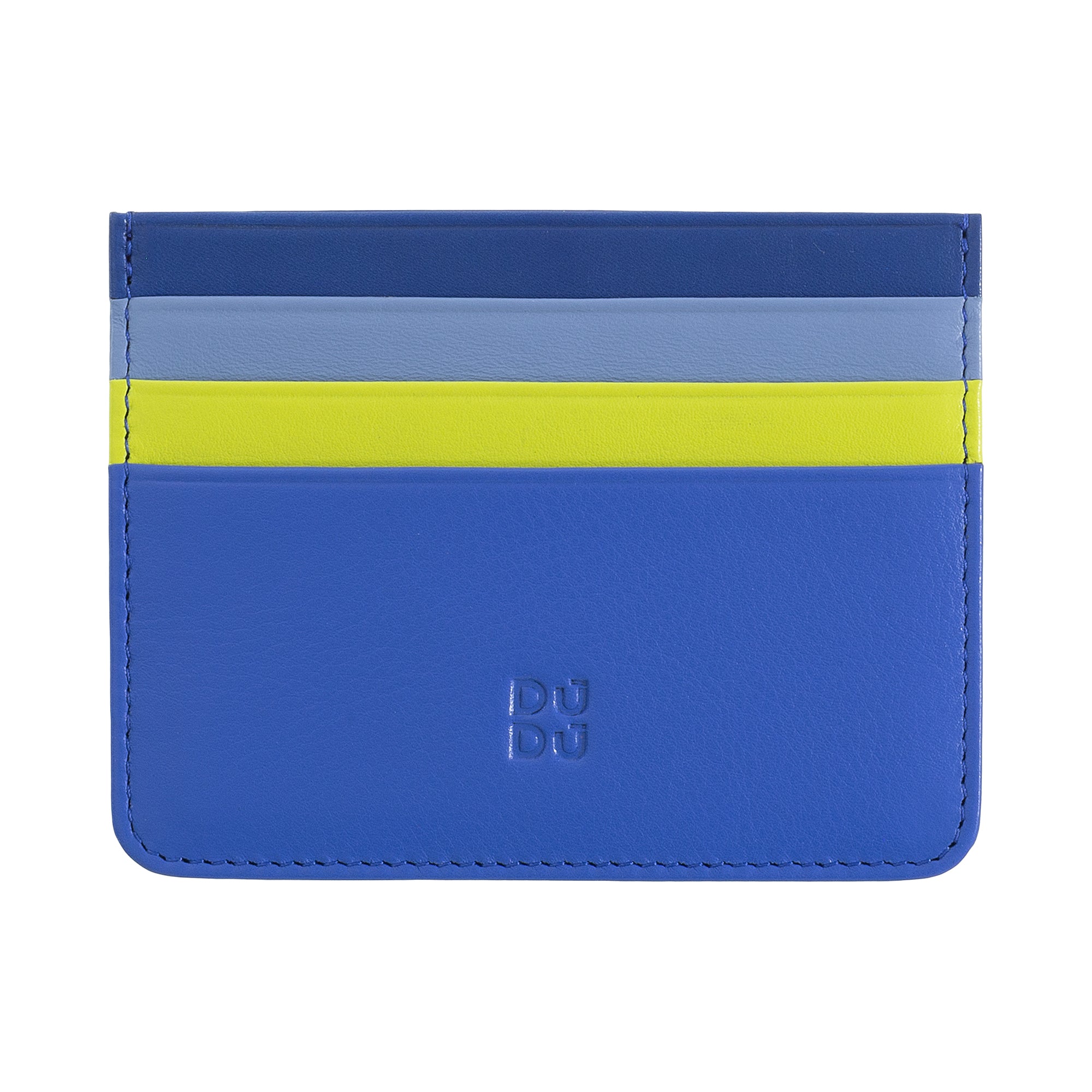 Dudu Svalbard unisex wallet in soft calfskin leather featuring multiple card slots, cash compartments, and slim design for everyday use front.