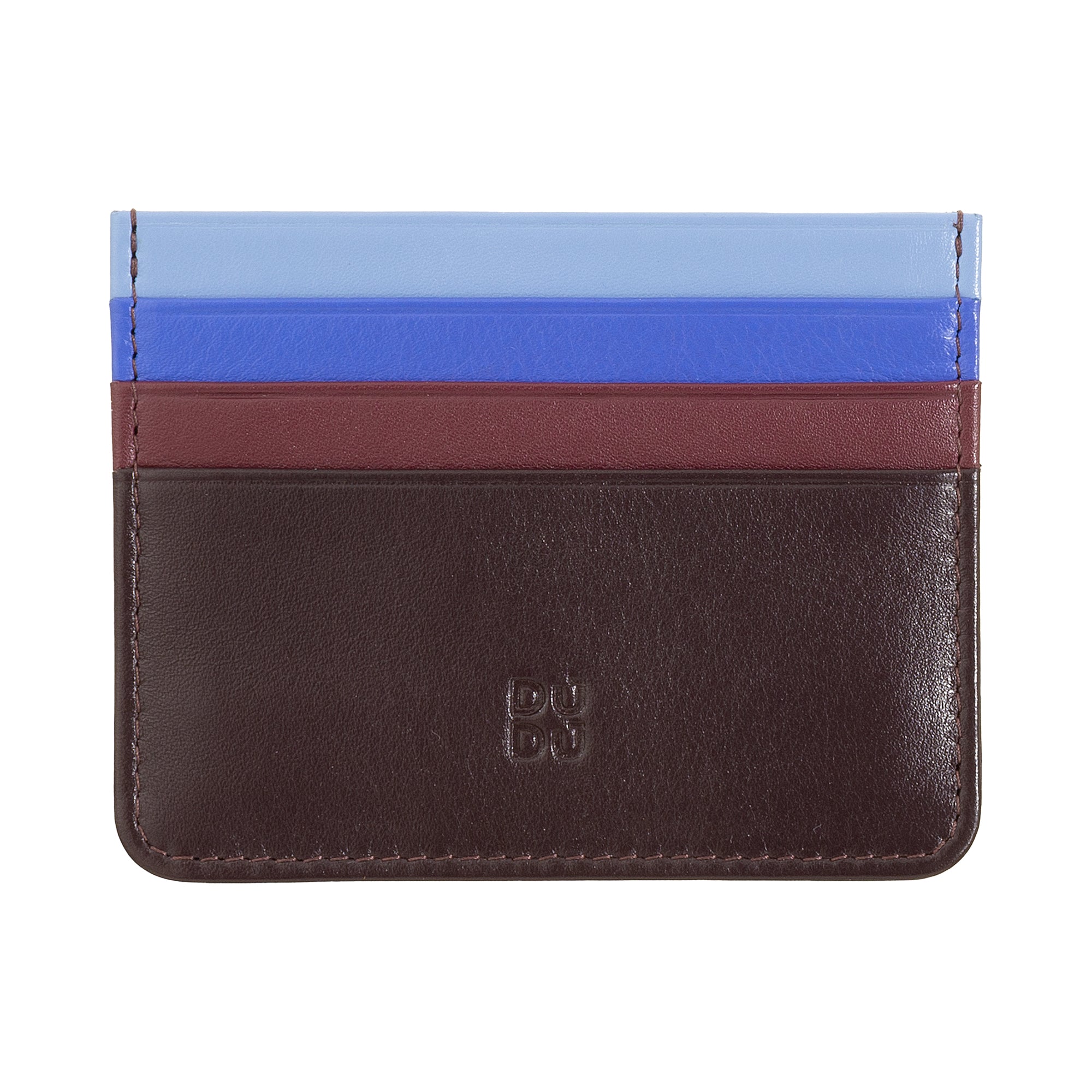Dudu Svalbard unisex wallet in soft calfskin leather featuring multiple card slots, cash compartments, and slim design for everyday use front.