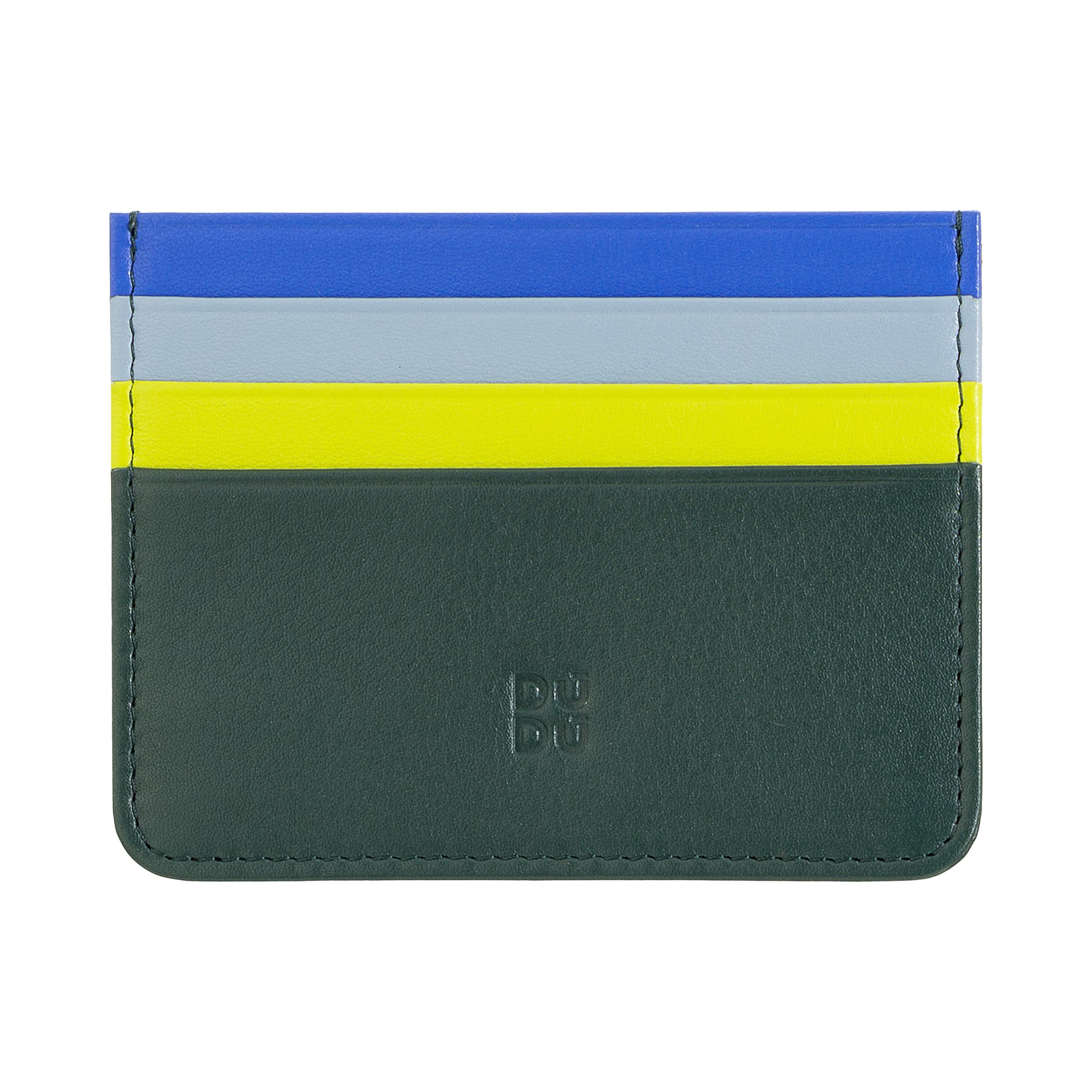 Dudu Svalbard unisex wallet in soft calfskin leather featuring multiple card slots, cash compartments, and slim design for everyday use front.