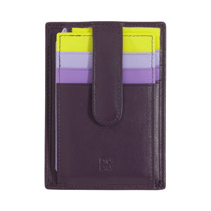 Dudu Timor compact unisex wallet made of soft calfskin leather featuring card slots and organized storage front 