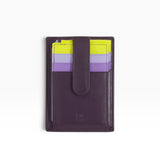 Dudu Timor compact unisex wallet made of soft calfskin leather featuring card slots and organized storage front