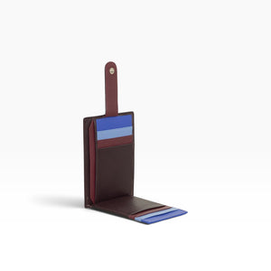 Dudu Timor unisex wallet in soft genuine calfskin leather with multiple card slots inside