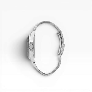 Lee Cooper London | Brown Diver-Style Silver Watch — 43mm