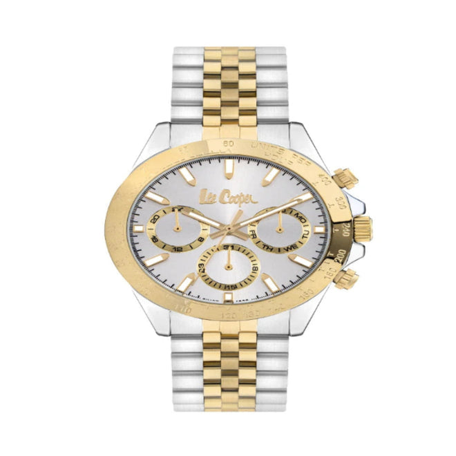 Lee Cooper Men's Multi Function Silver Dial Watch