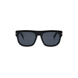 Sefsan Nehsan sunglasses with thick-frame design, smoke tinted lenses, and sleek unisex style for modern everyday wear front view 