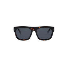تحميل الصورة إلى عارض المعرض، Unisex Sefsan Nehsan sunglasses featuring square D-frame, tinted smoke lenses, and stylish contemporary streetwear look front view 
