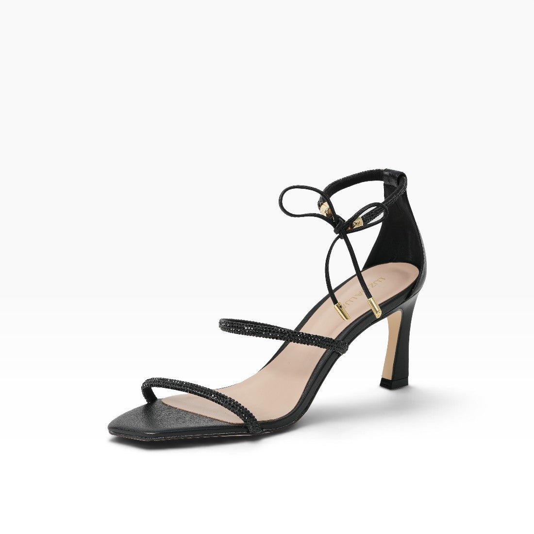 Elegant Luz Da Lua SARAA NINA high heel shoes featuring smooth leather finish, feminine silhouette, and sophisticated occasion style