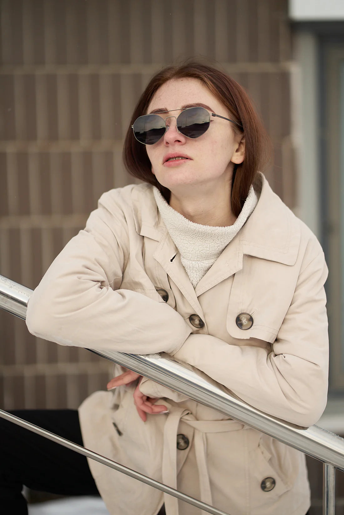 Sefsan Matt Gun/Smoke sunglasses with lightweight matte frame, smoked lens, and modern unisex everyday wear style trending style front view 