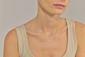 925 sterling silver gold-plated necklace with triple pearl accents, minimalist chic style, and polished handcrafted finish