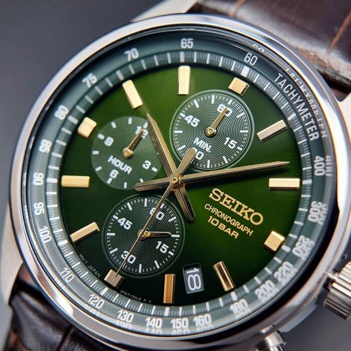 Classic Green Chronograph Men’s Watch