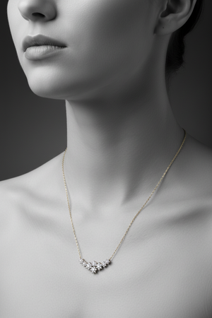STELLARA ARC Necklace on Model