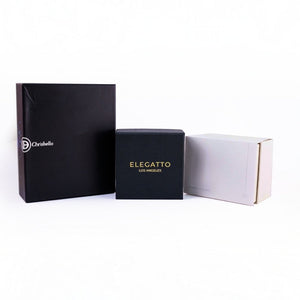SUL EXTRAS Horizon Trio bundle featuring branded gift boxes for Chrisbella wallet, Elegatto bracelet, and Kenneth Scott watch