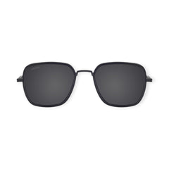 SUL EXTRAS Spark polarized sunglasses with black square frames and dark impact-resistant lenses