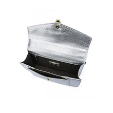 Load image into Gallery viewer, Stylish Fyor BD 143 crossbody bag in faux leather featuring inner card slots, spacious compartments, secure zip compartment and magnetic closure for women top view 
